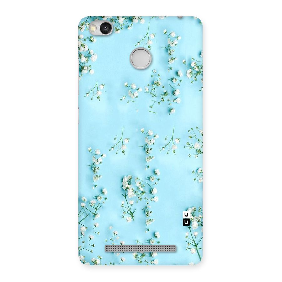 White Lily Design Back Case for Redmi 3S Prime