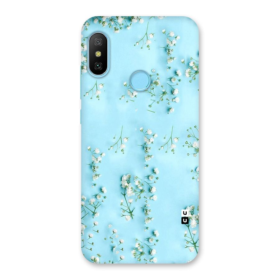White Lily Design Back Case for Redmi 6 Pro