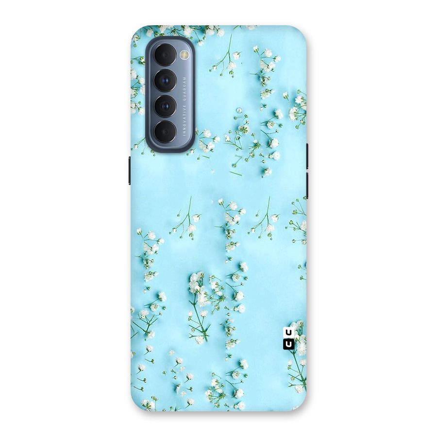 White Lily Design Back Case for Reno4 Pro