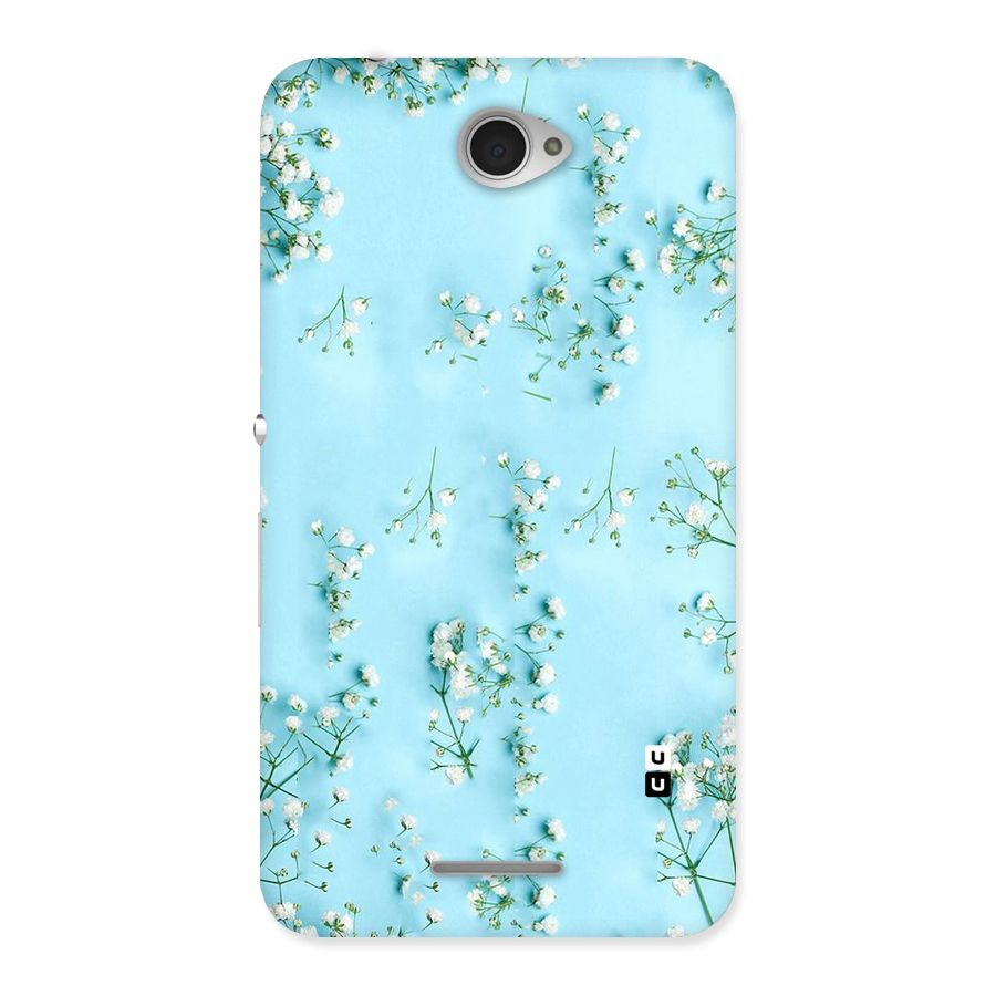 White Lily Design Back Case for Sony Xperia E4