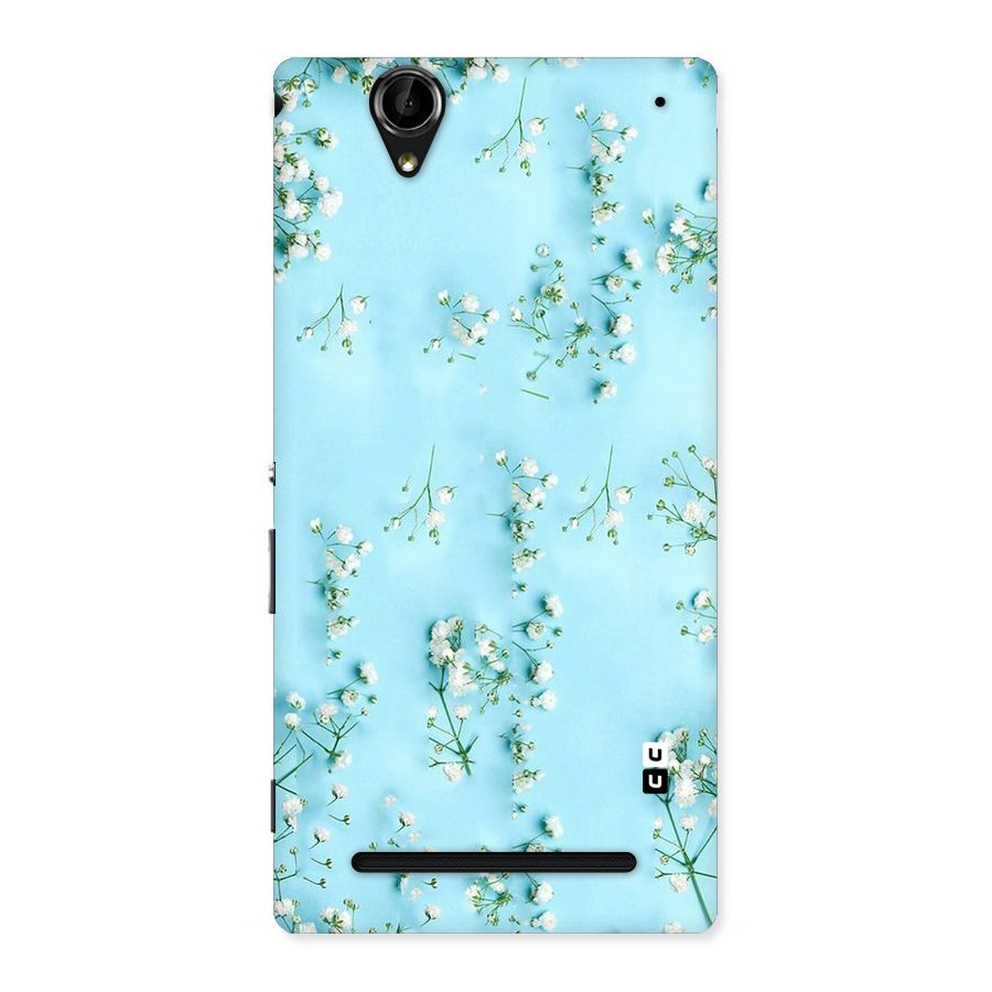 White Lily Design Back Case for Sony Xperia T2