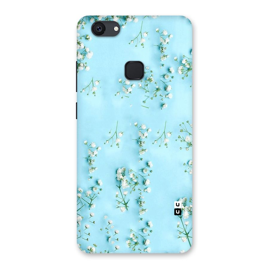 White Lily Design Back Case for Vivo V7 Plus