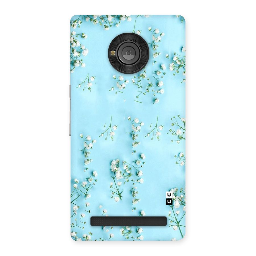 White Lily Design Back Case for Yu Yunique