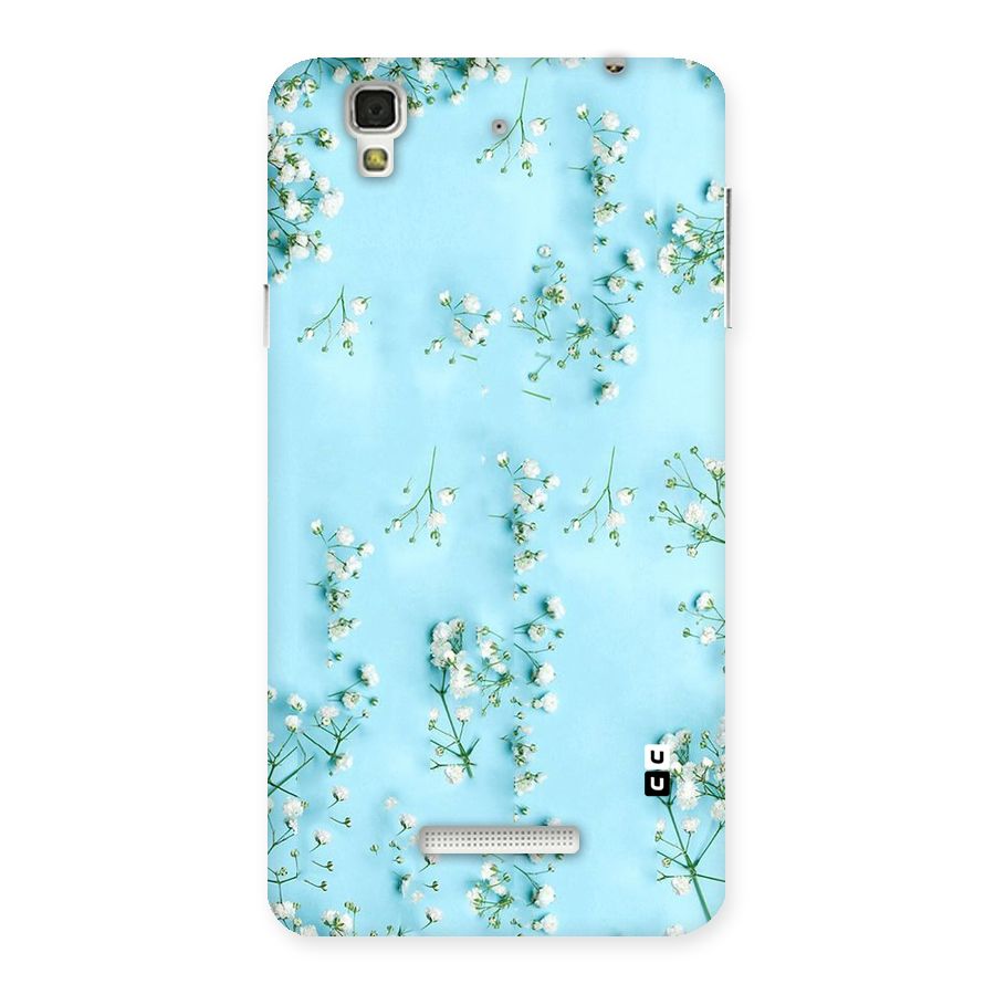 White Lily Design Back Case for Yu Yureka
