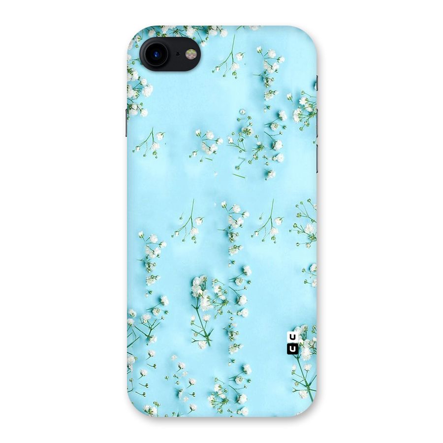 White Lily Design Back Case for iPhone SE 2020