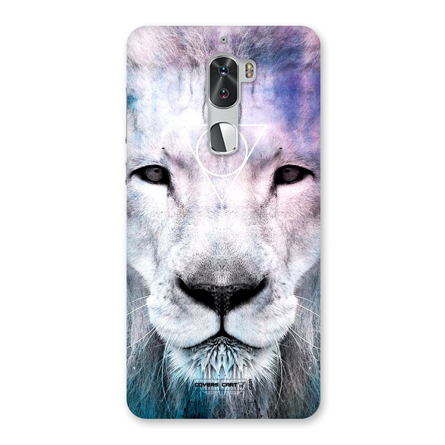 White Lion Back Case for Coolpad Cool 1