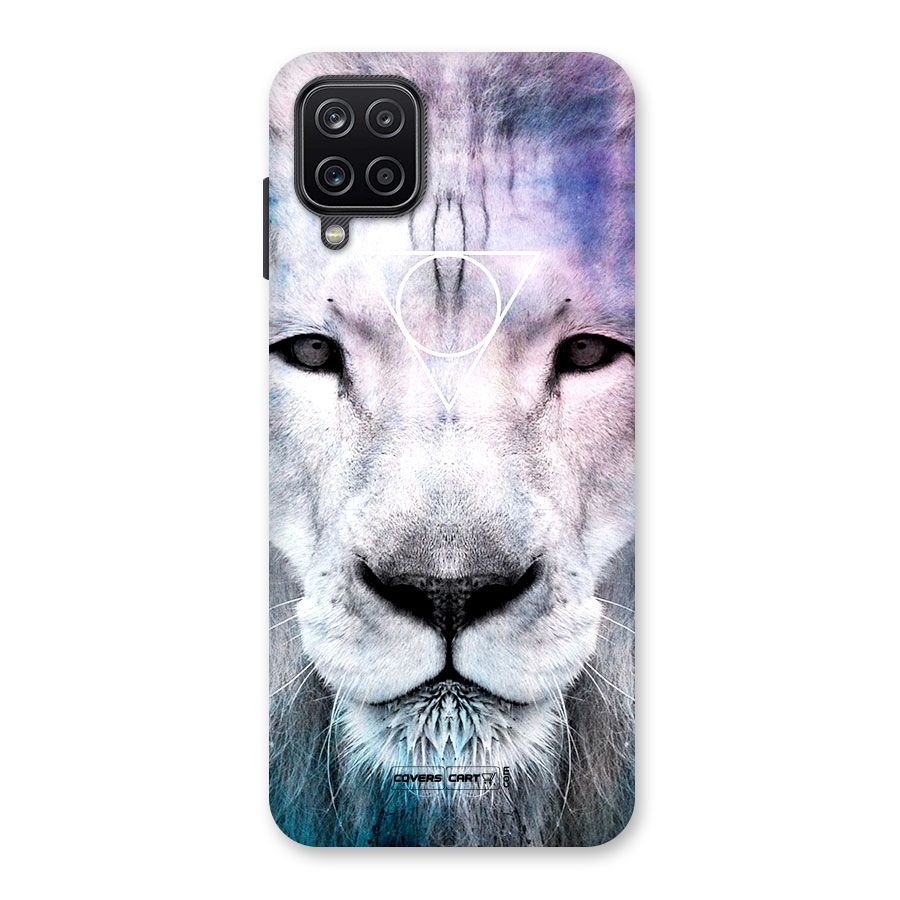 White Lion Back Case for Galaxy A12