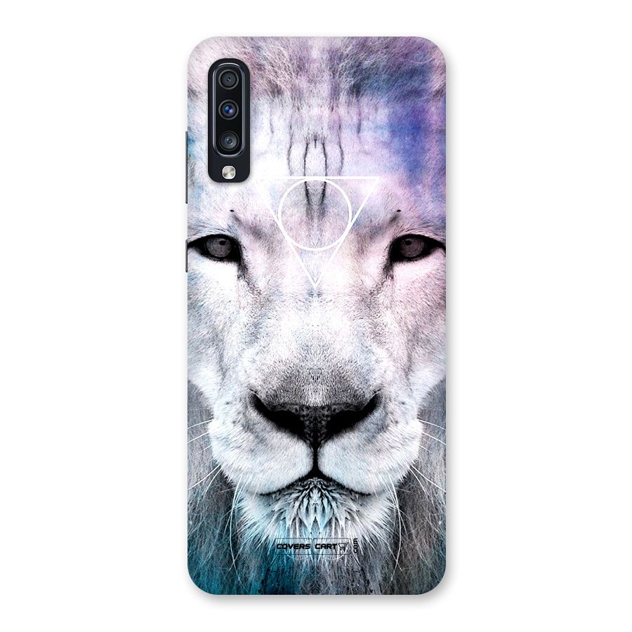 White Lion Back Case for Galaxy A70