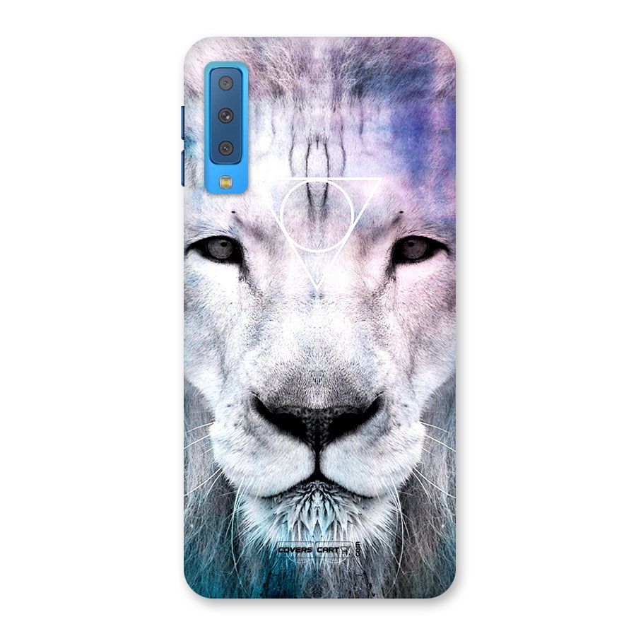 White Lion Back Case for Galaxy A7 (2018)