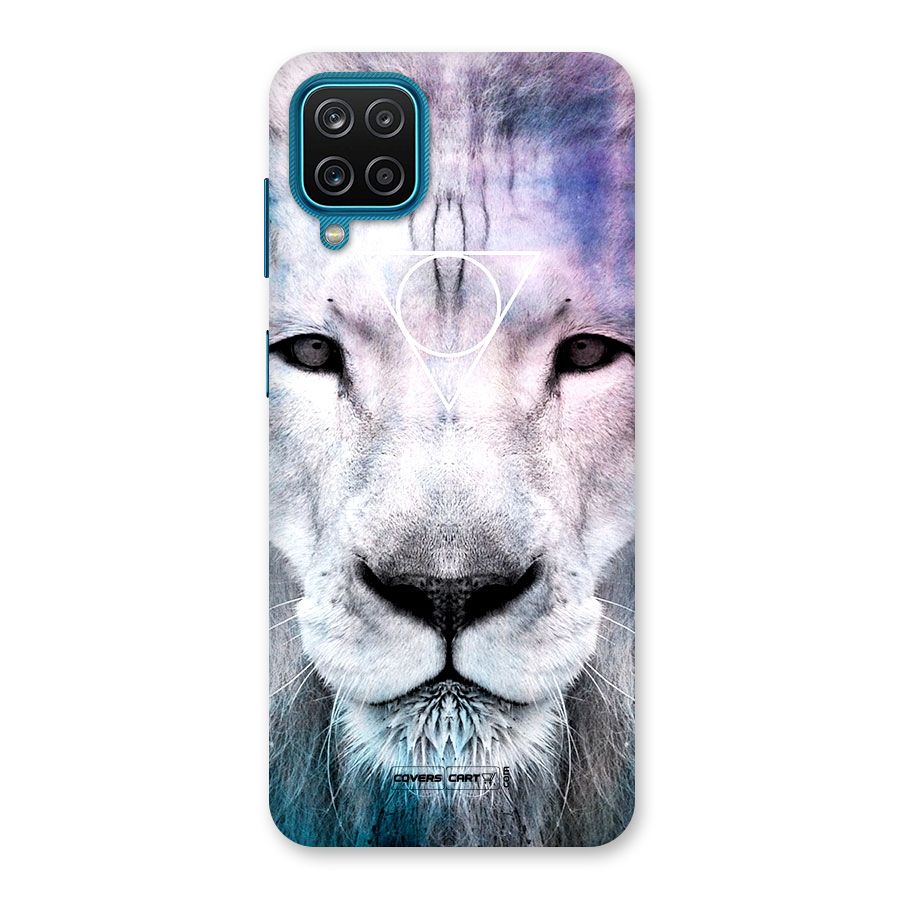 White Lion Back Case for Galaxy F12
