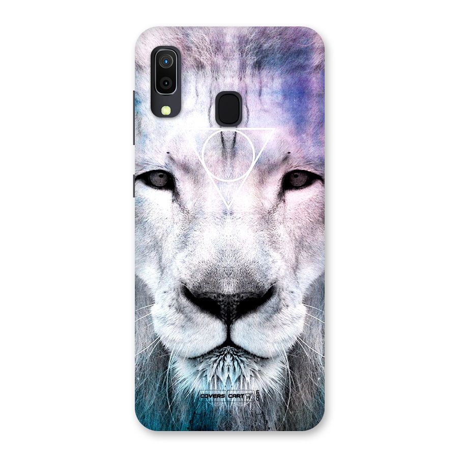 White Lion Back Case for Galaxy M10s
