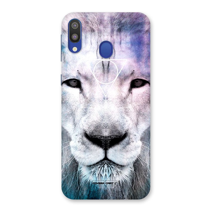 White Lion Back Case for Galaxy M20