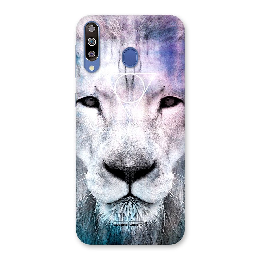 White Lion Back Case for Galaxy M30