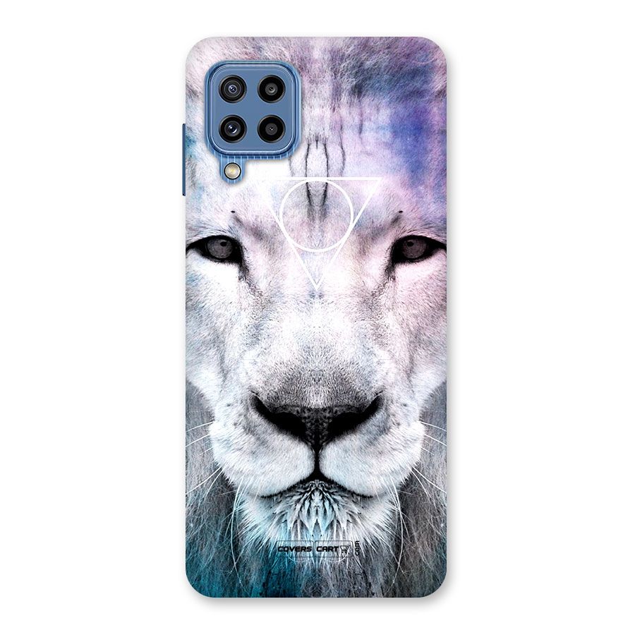 White Lion Back Case for Galaxy M32