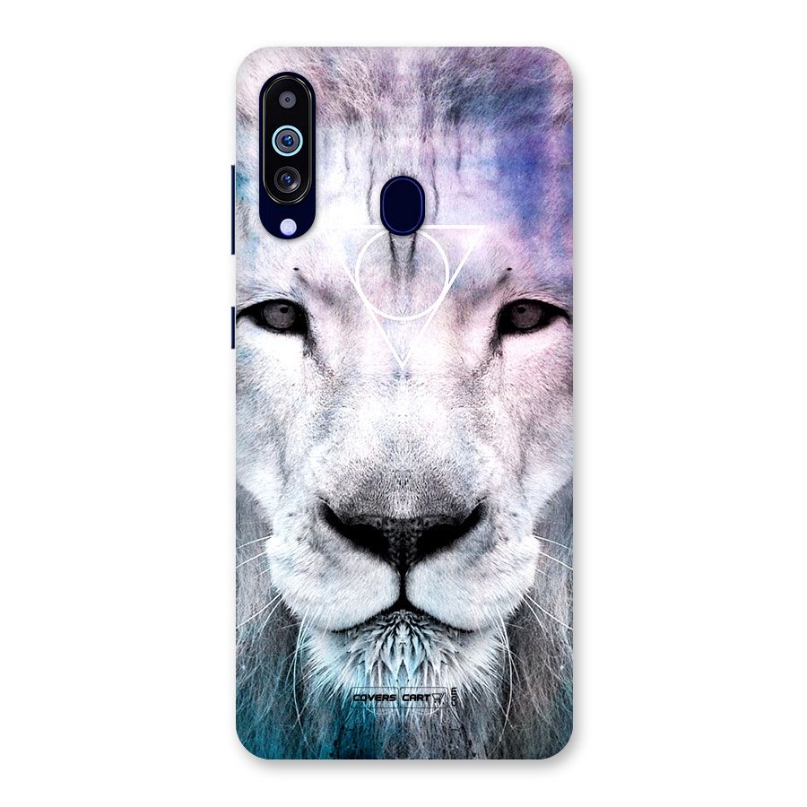 White Lion Back Case for Galaxy M40