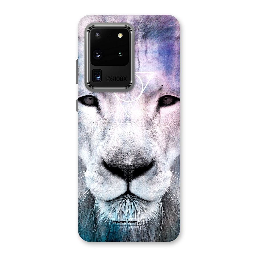 White Lion Back Case for Galaxy S20 Ultra