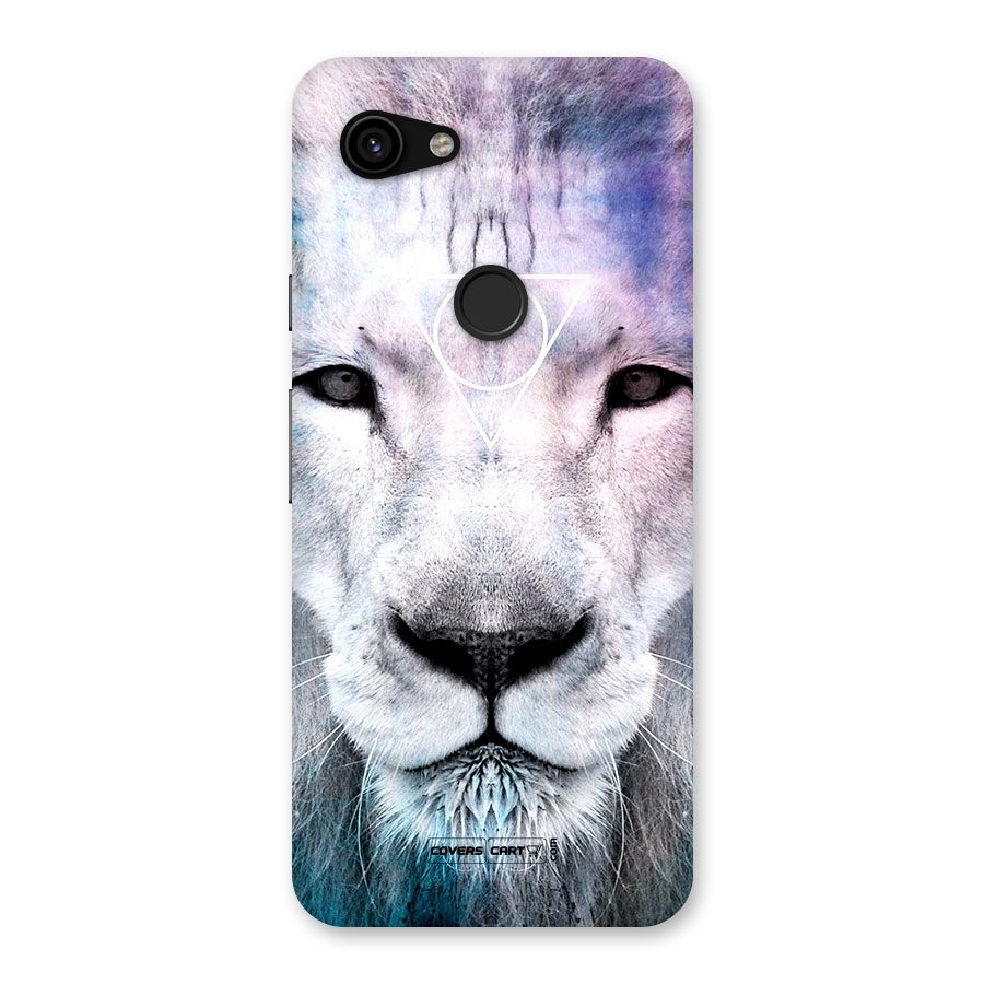 White Lion Back Case for Google Pixel 3a