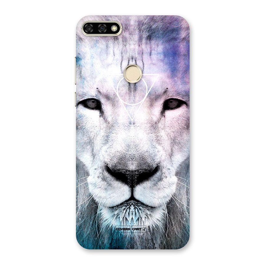 White Lion Back Case for Honor 7A
