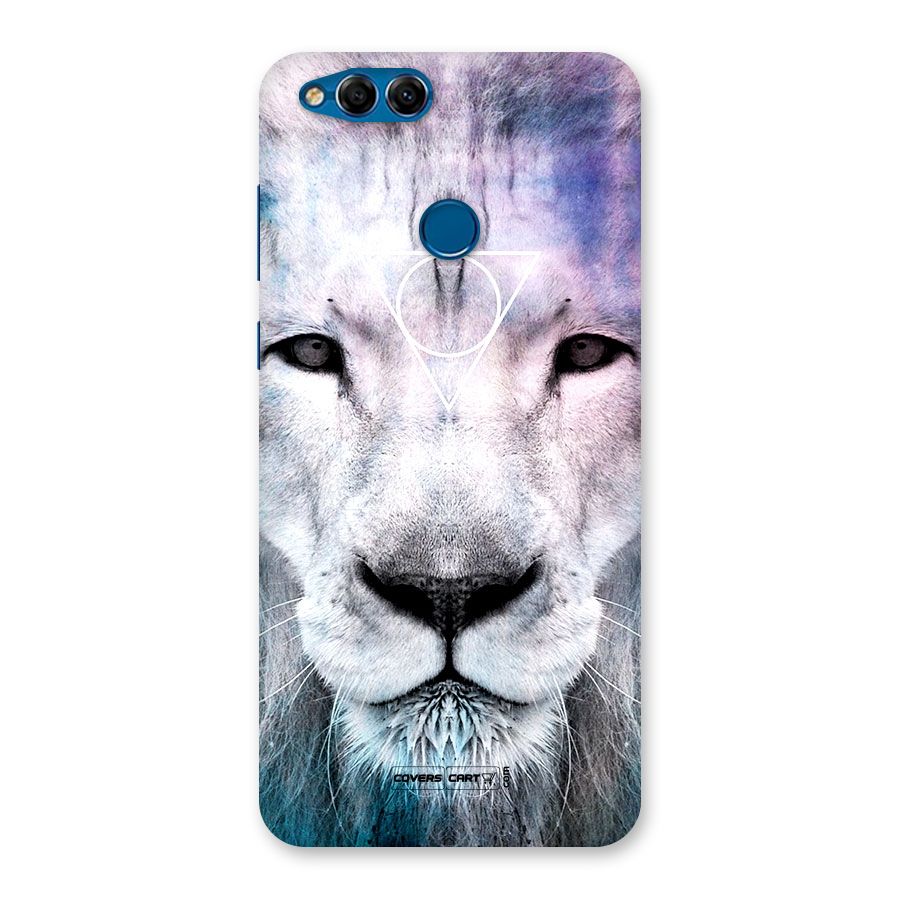 White Lion Back Case for Honor 7X