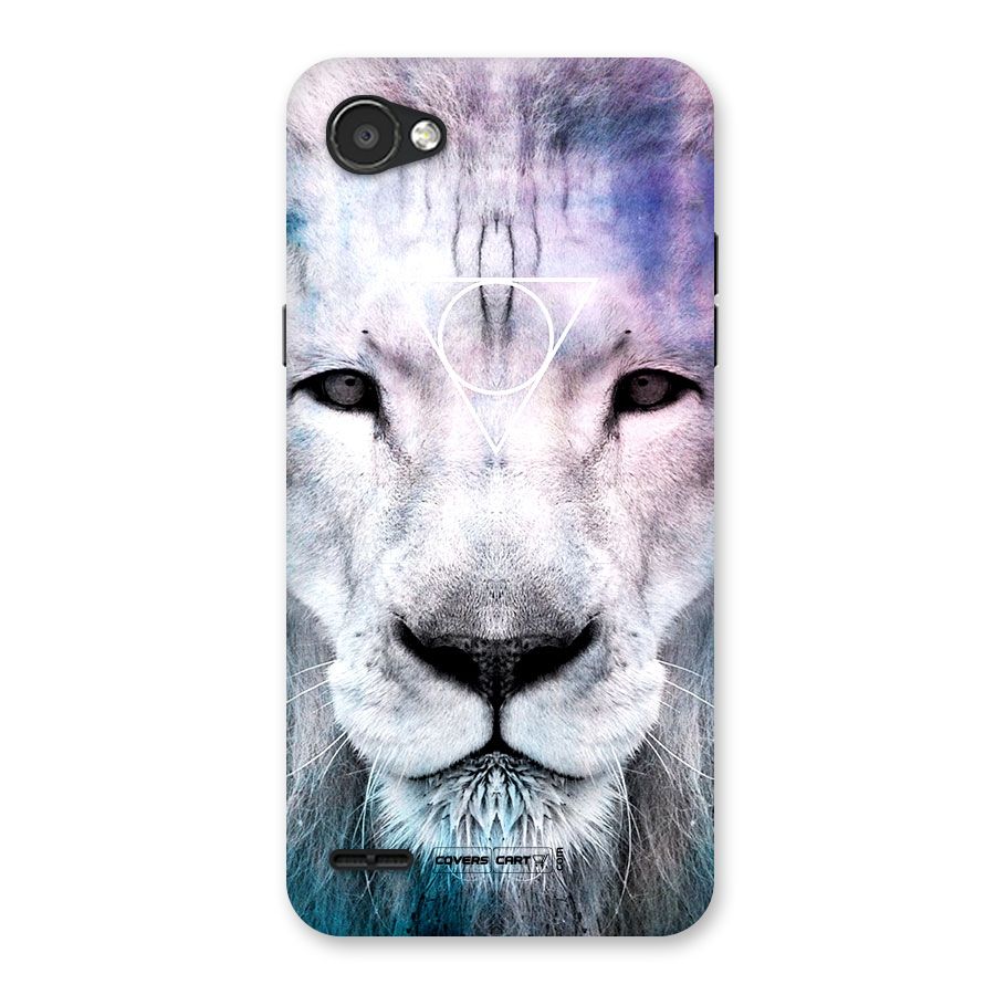 White Lion Back Case for LG Q6