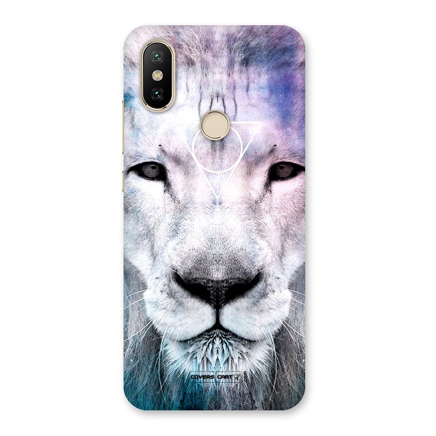 White Lion Back Case for Mi A2