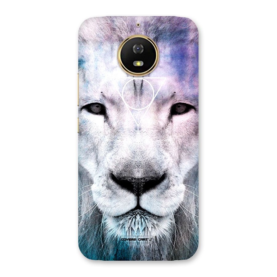 White Lion Back Case for Moto G5s
