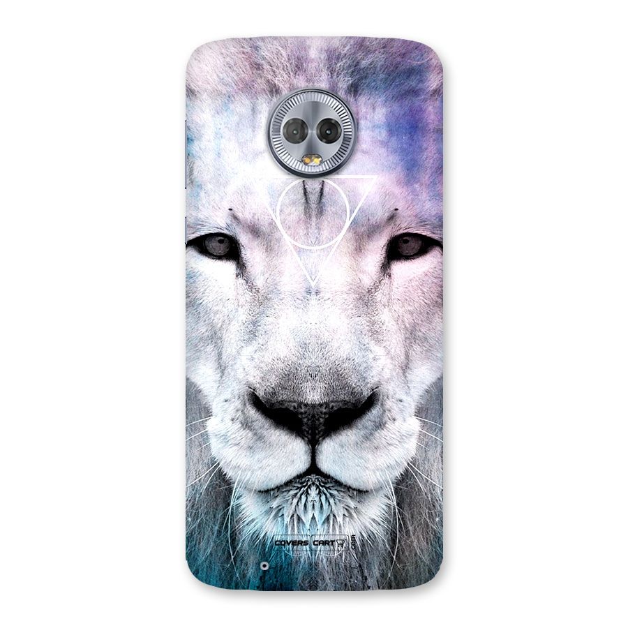 White Lion Back Case for Moto G6