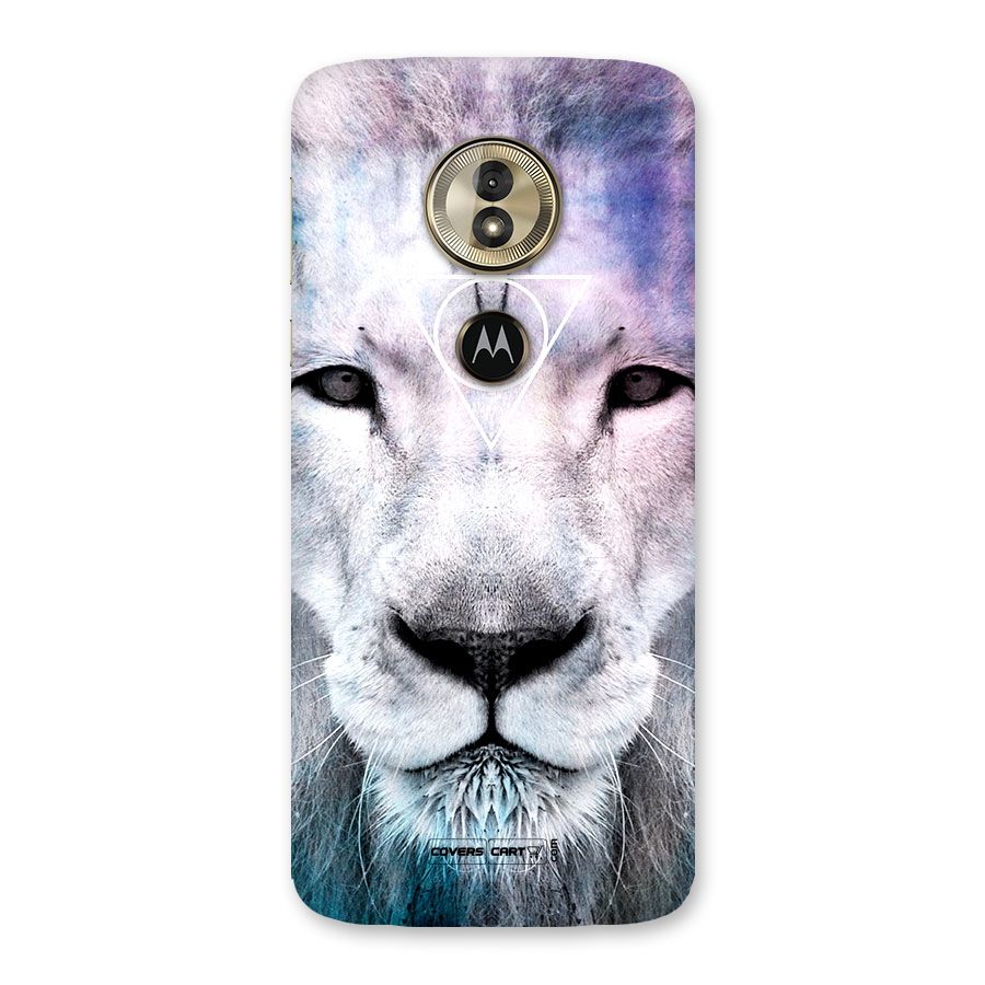White Lion Back Case for Moto G6 Play