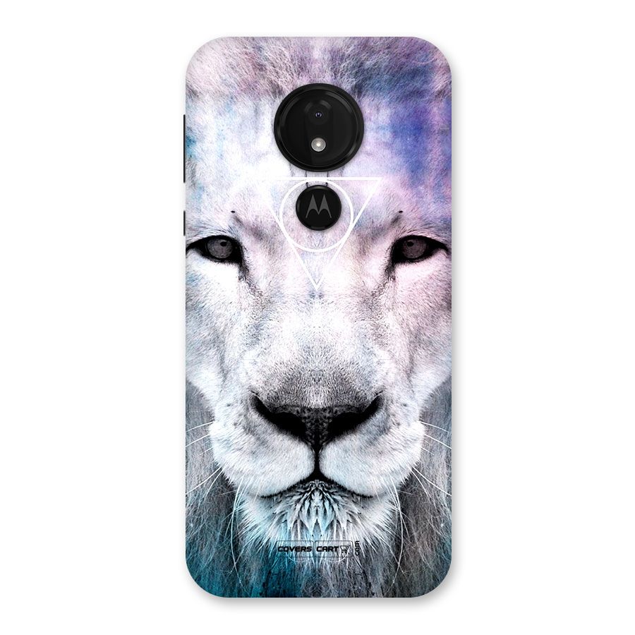 White Lion Back Case for Moto G7 Power