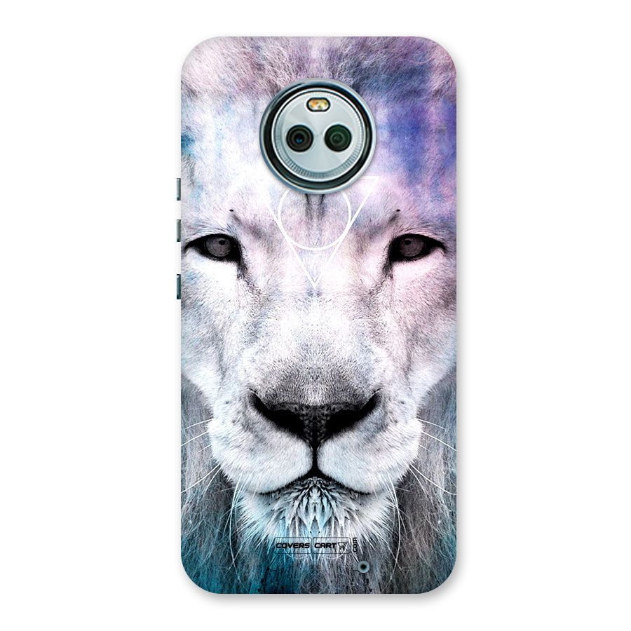White Lion Back Case for Moto X4