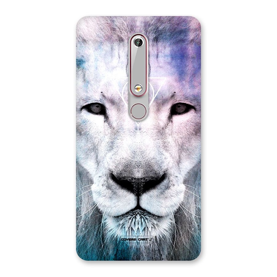 White Lion Back Case for Nokia 6.1