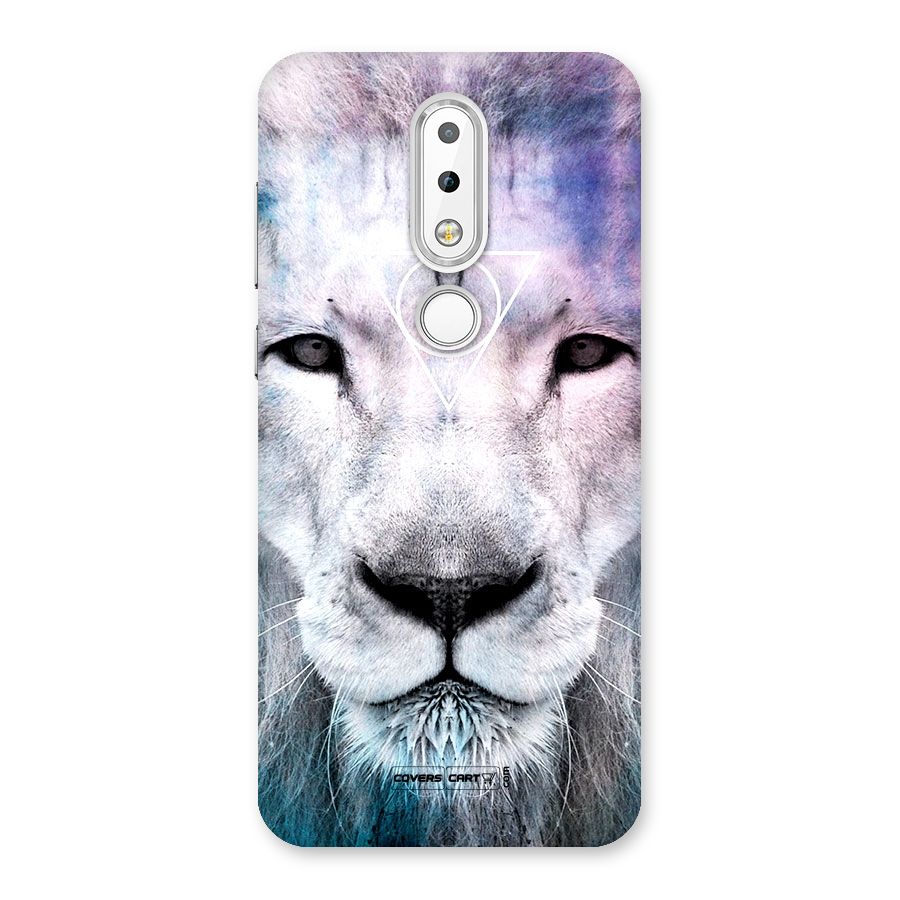 White Lion Back Case for Nokia 6.1 Plus