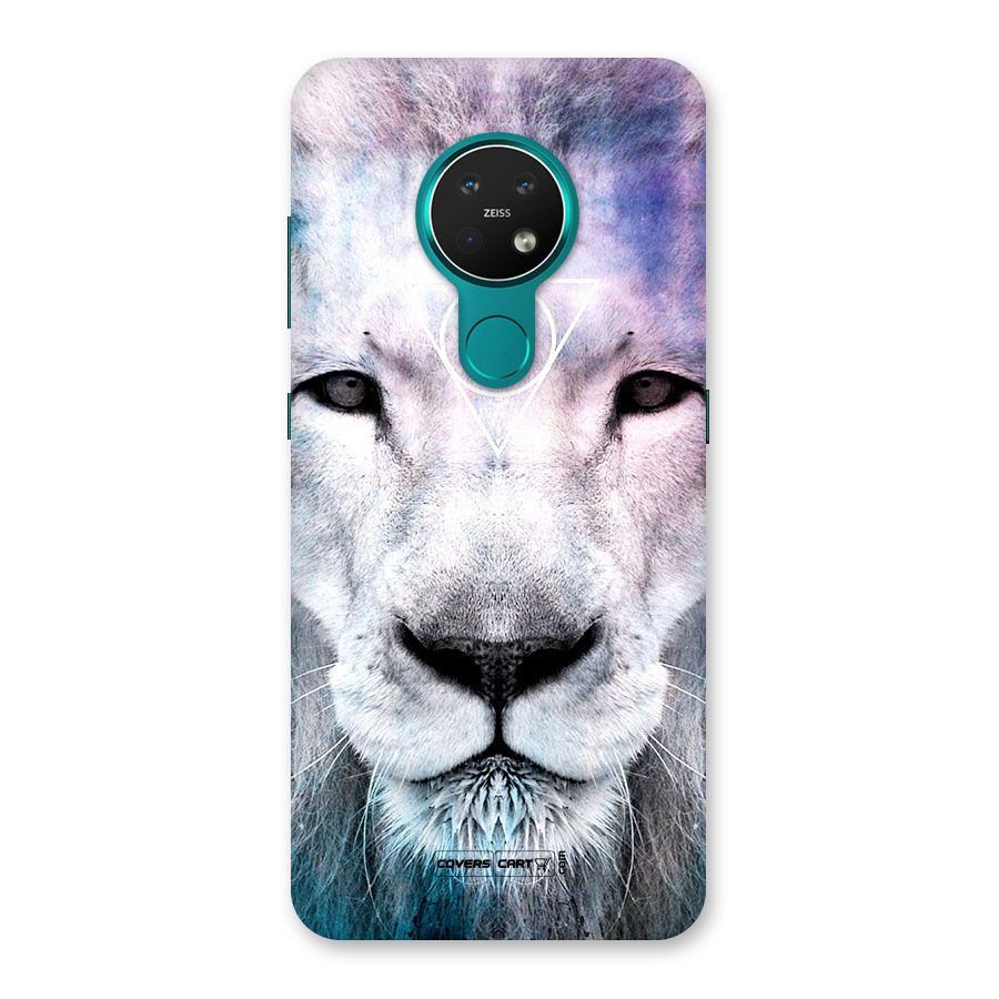 White Lion Back Case for Nokia 7.2