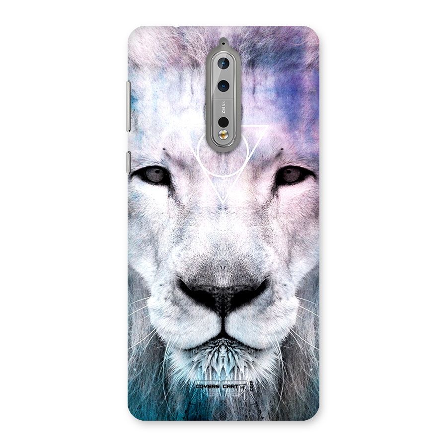 White Lion Back Case for Nokia 8