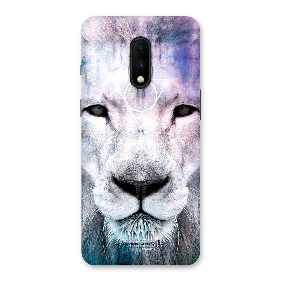 White Lion Back Case for OnePlus 7