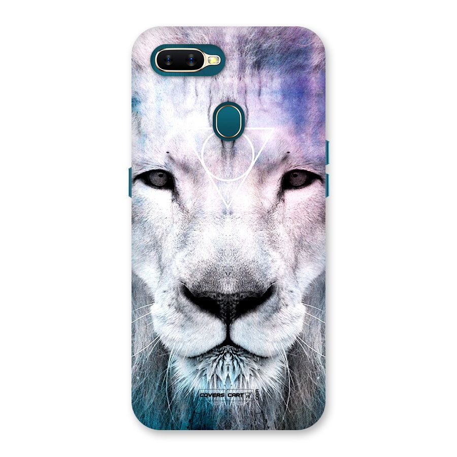 White Lion Back Case for Oppo A11k