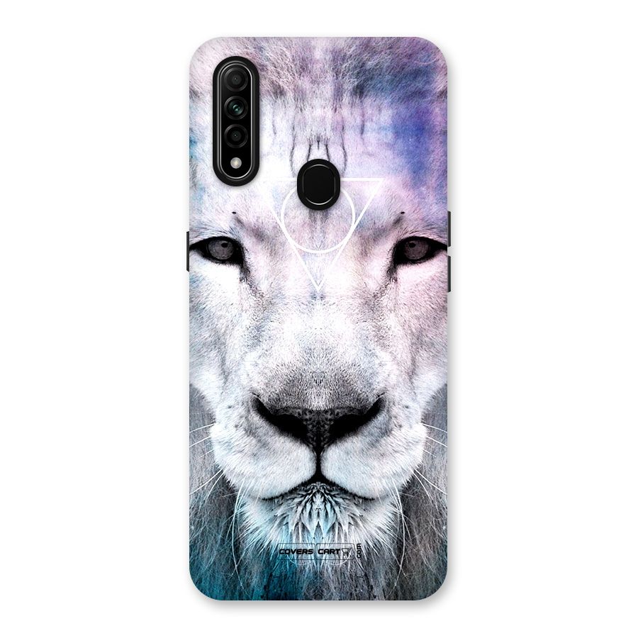White Lion Back Case for Oppo A31