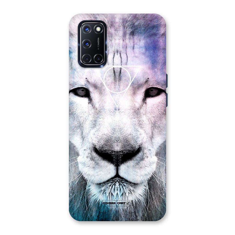 White Lion Back Case for Oppo A52