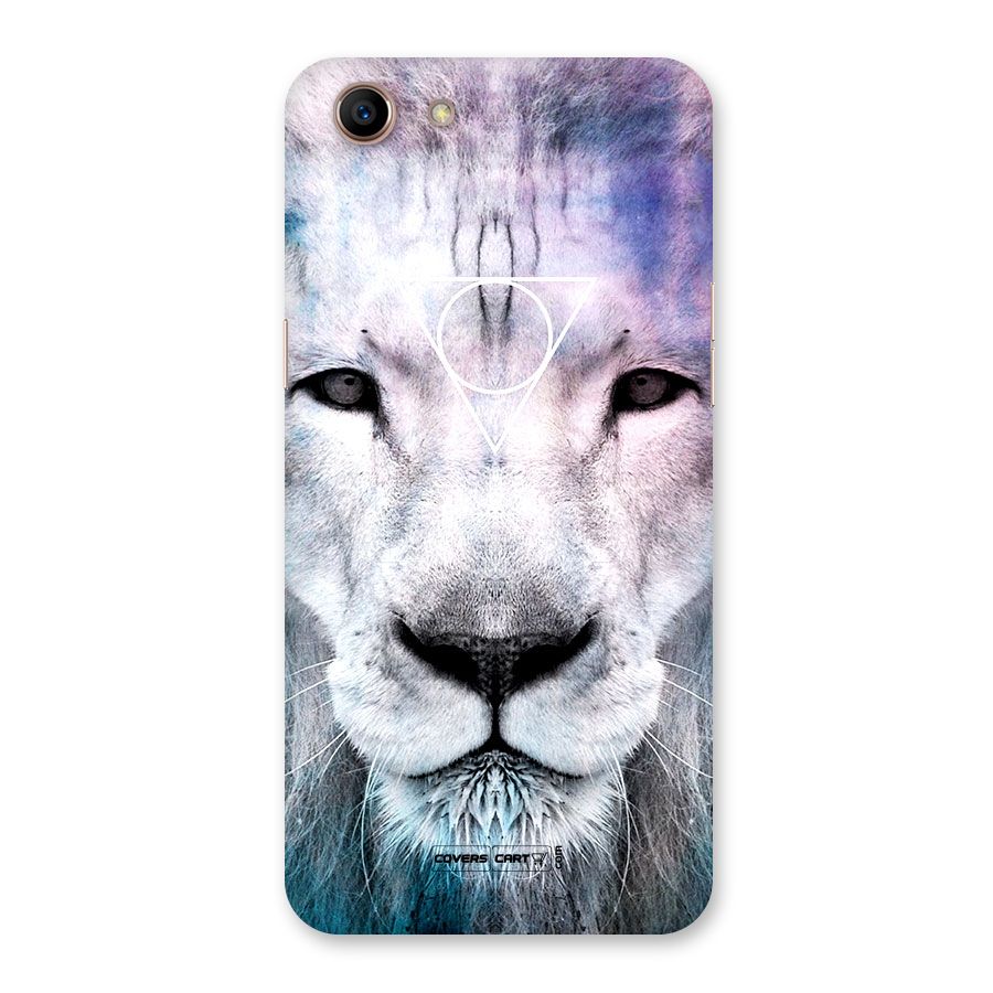 White Lion Back Case for Oppo A83 (2018)