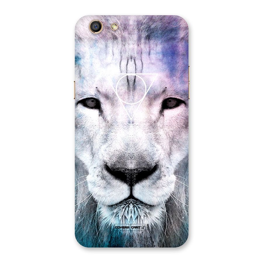 White Lion Back Case for Oppo F3