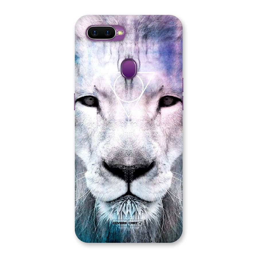 White Lion Back Case for Oppo F9