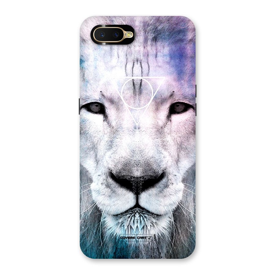 White Lion Back Case for Oppo K1