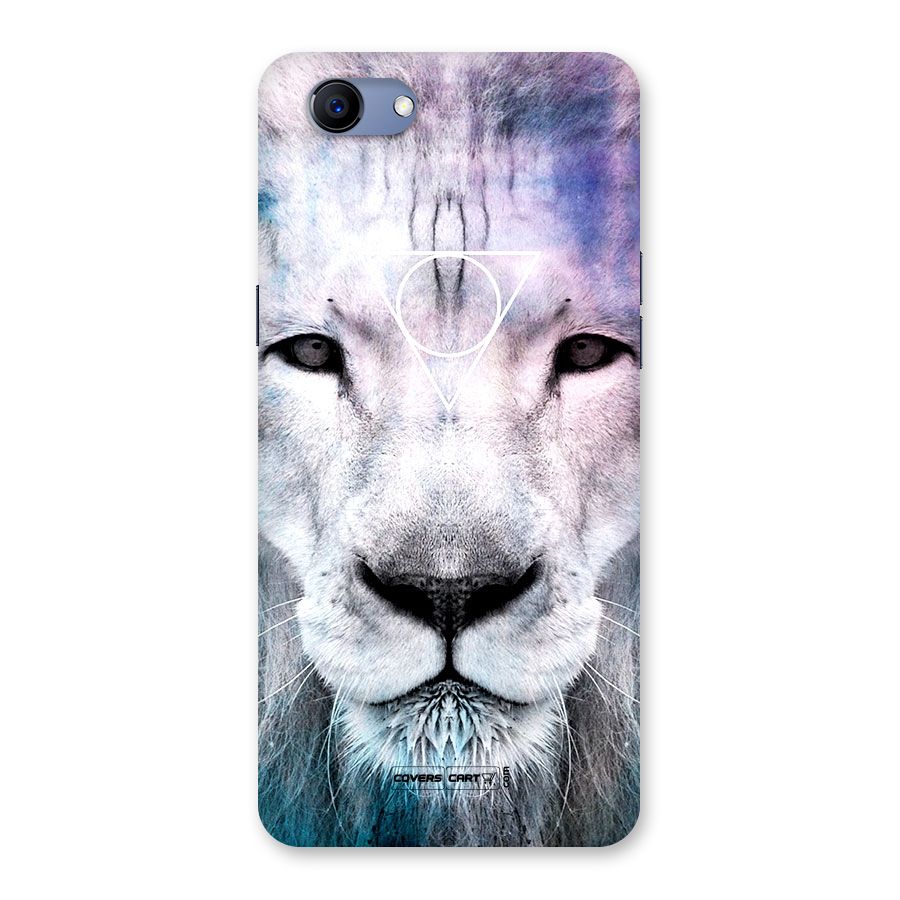 White Lion Back Case for Oppo Realme 1