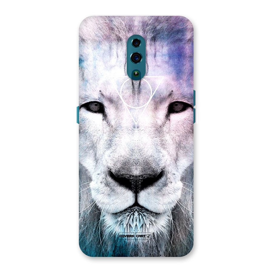 White Lion Back Case for Oppo Reno