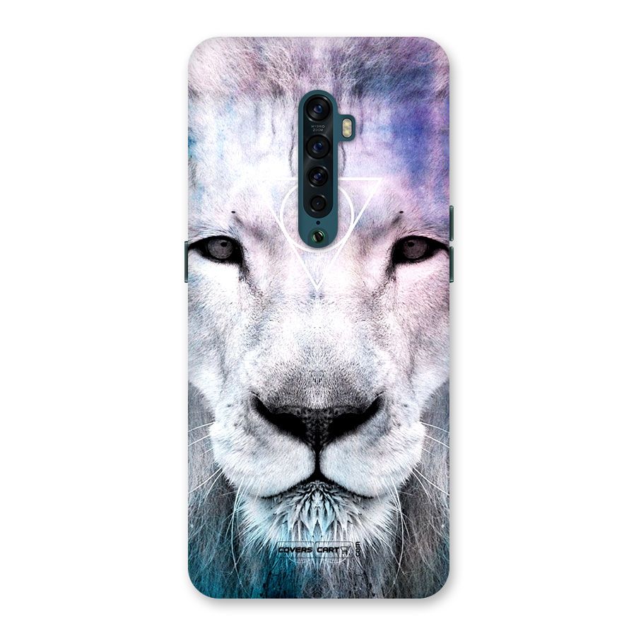 White Lion Back Case for Oppo Reno2