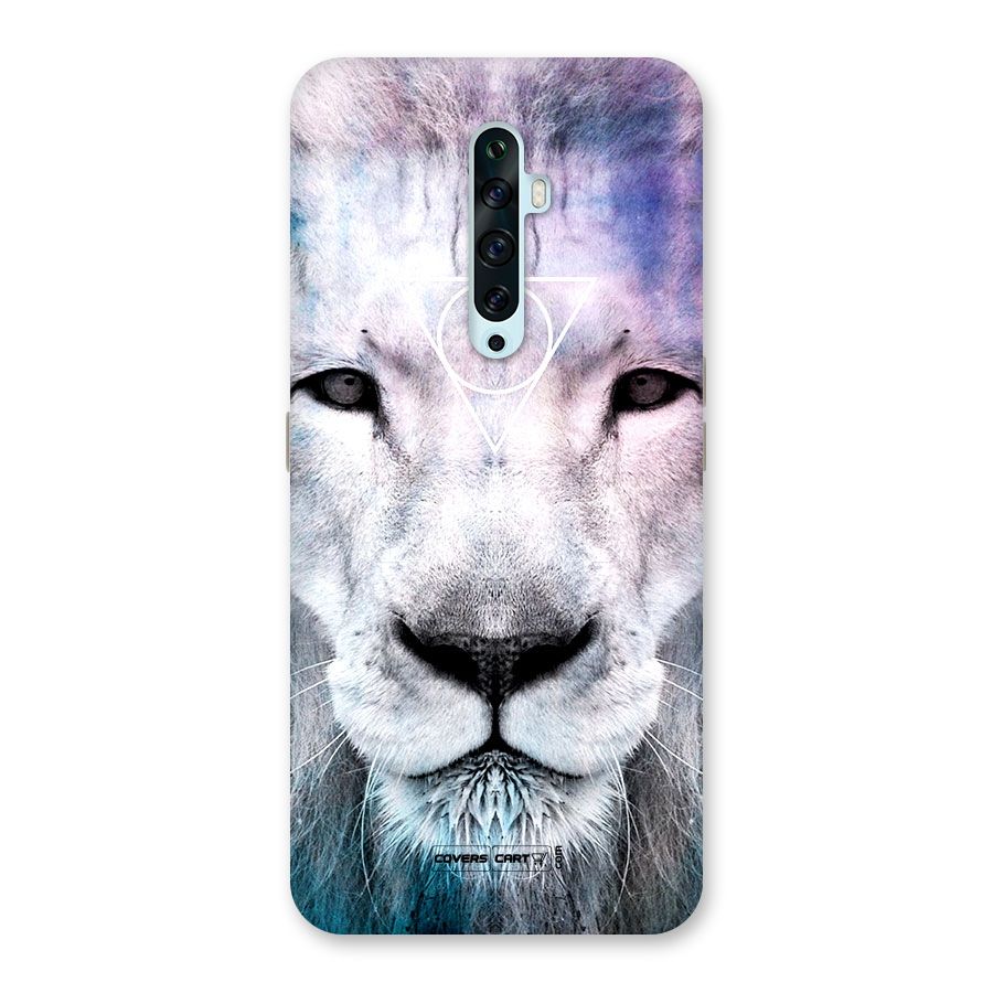 White Lion Back Case for Oppo Reno2 Z