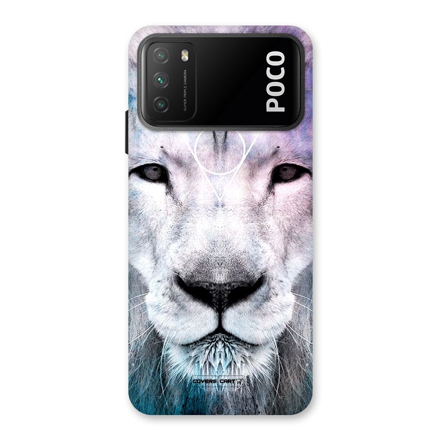White Lion Back Case for Poco M3