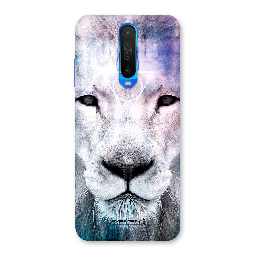 White Lion Back Case for Poco X2