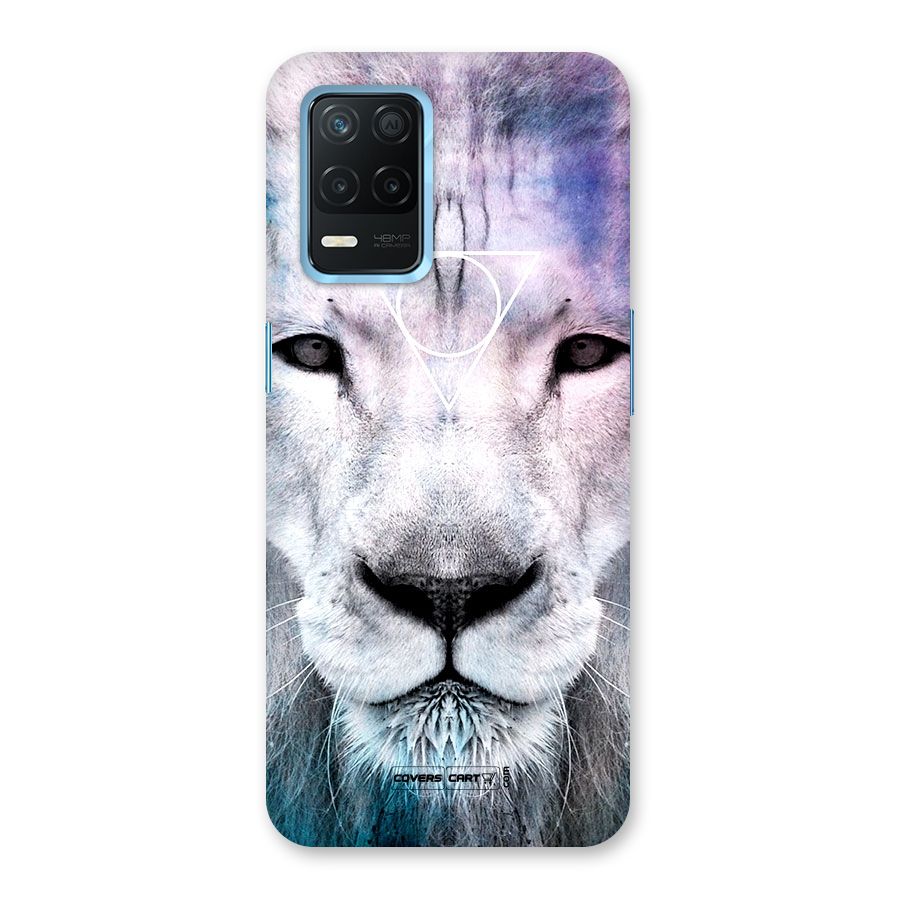 White Lion Back Case for Realme 8s 5G
