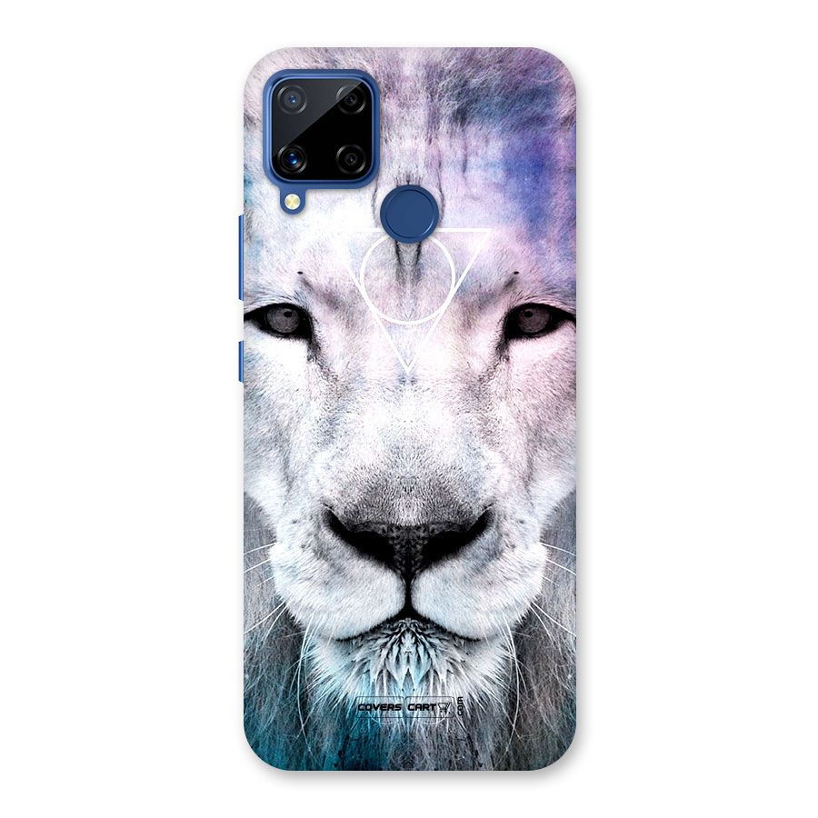 White Lion Back Case for Realme C15